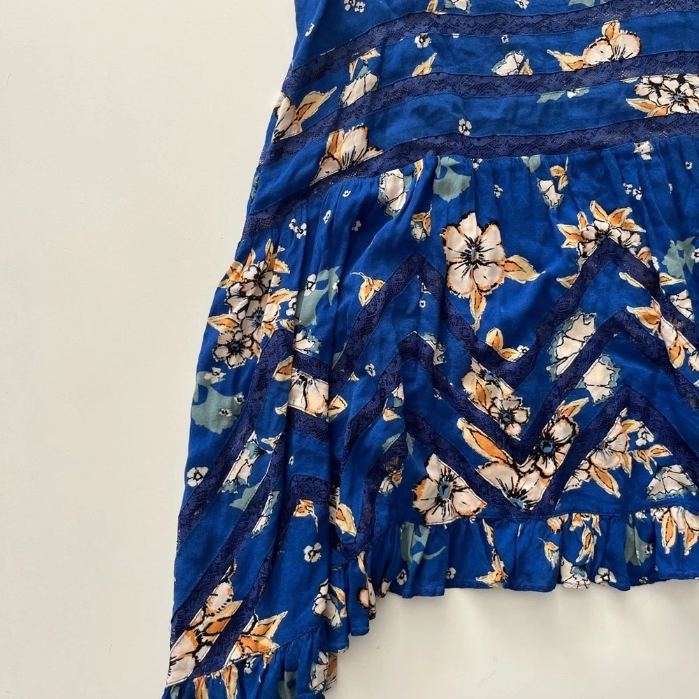 Free People Floral Mini slip Dress